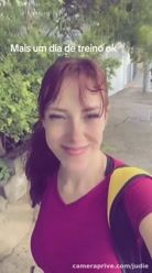 Mais um dia de academia, ficando cada vez mais gostosa para você