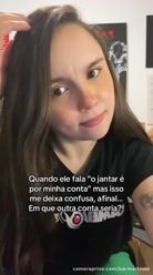 Hoje o jantar é por sua conta 💘