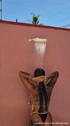 pra apagar meu fogo só uma água geladinha, ou voce no ghat comigo 🔥🫣😜