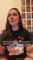 Me ajuda a produzir conteúdos divertidos pra gente interagir? 🥹