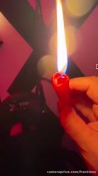 Wax Play! 🔥🕯️🍓🔥 #WaxPlay