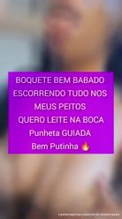 VOU FAZER UM BOQUETE BEM BABADO🤤, ATÉ ESCORRER TUDO NOS MEUS PEITOS, VEM JORRAR LEITE NA BOCA…