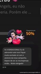 Chegamos aos 50% 🎉🥳 Lembrando que essa arrecadação é pra investir em um celular. Afinal, o…