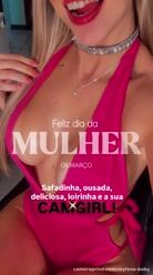 Hoje é o dia da MULHER! Especialmente eu: a sua safadinha, loirinha, putinha deliciosa e CAMGIRL!…
