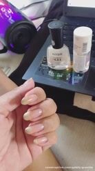 Loving my natural toenail, perfect size for caressing your cock 😈🤭 #fetish