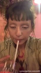 Is she able to drink yet?? Hahaha #cute