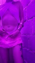 In the club bathroom